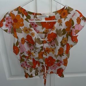 Nice comfortable blouse summer vibrant colors!